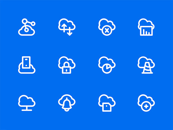 140 枚云计算图标素材之家精选sketch素材