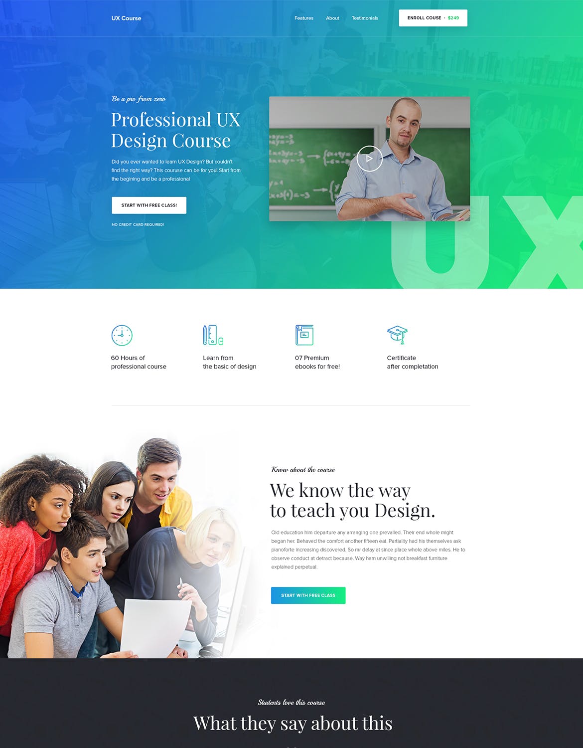 6组适用于不同行业网站着陆页UI设计模板 Website UI Kit插图(7)