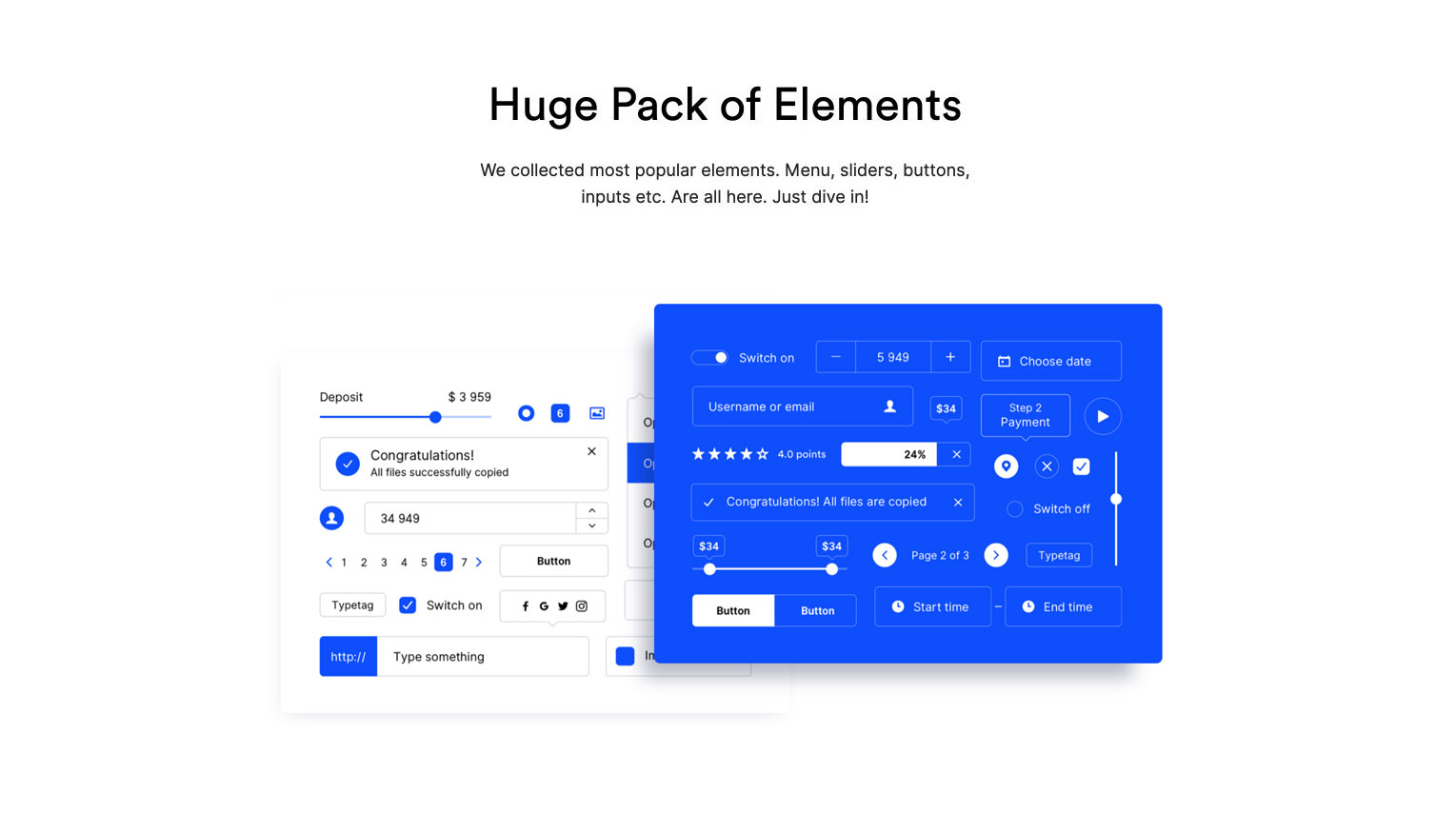 UI界面设计必备：高效率高保真产品原型线框图套件 dot [SKETCH, XD & Figma]插图(1)