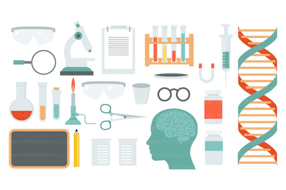 自然&医疗主题设计免费剪贴画素材 Science & Medical Clipart Graphics插图(2)