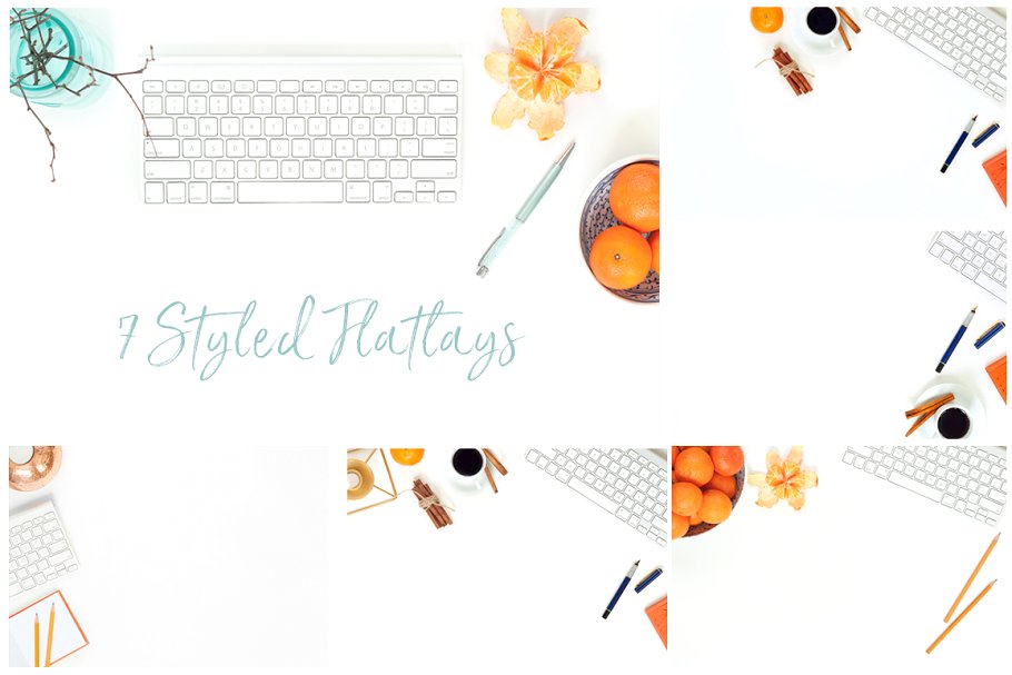 橙子水果摆设场景样机模板 Tiffany and Orange Bundle插图(7)