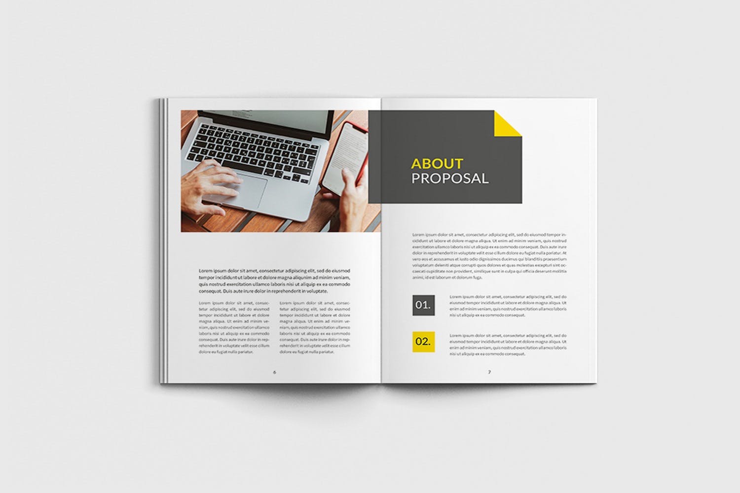 网站规划书/解决方案设计模板 Webvice – A4 Web Proposal Template插图(3)