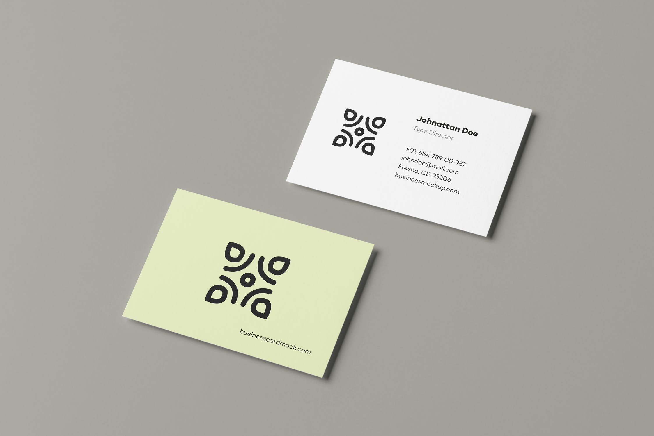 高端企业名片设计效果展示素材库精选 Business Card Mock-up 80×55插图(6)