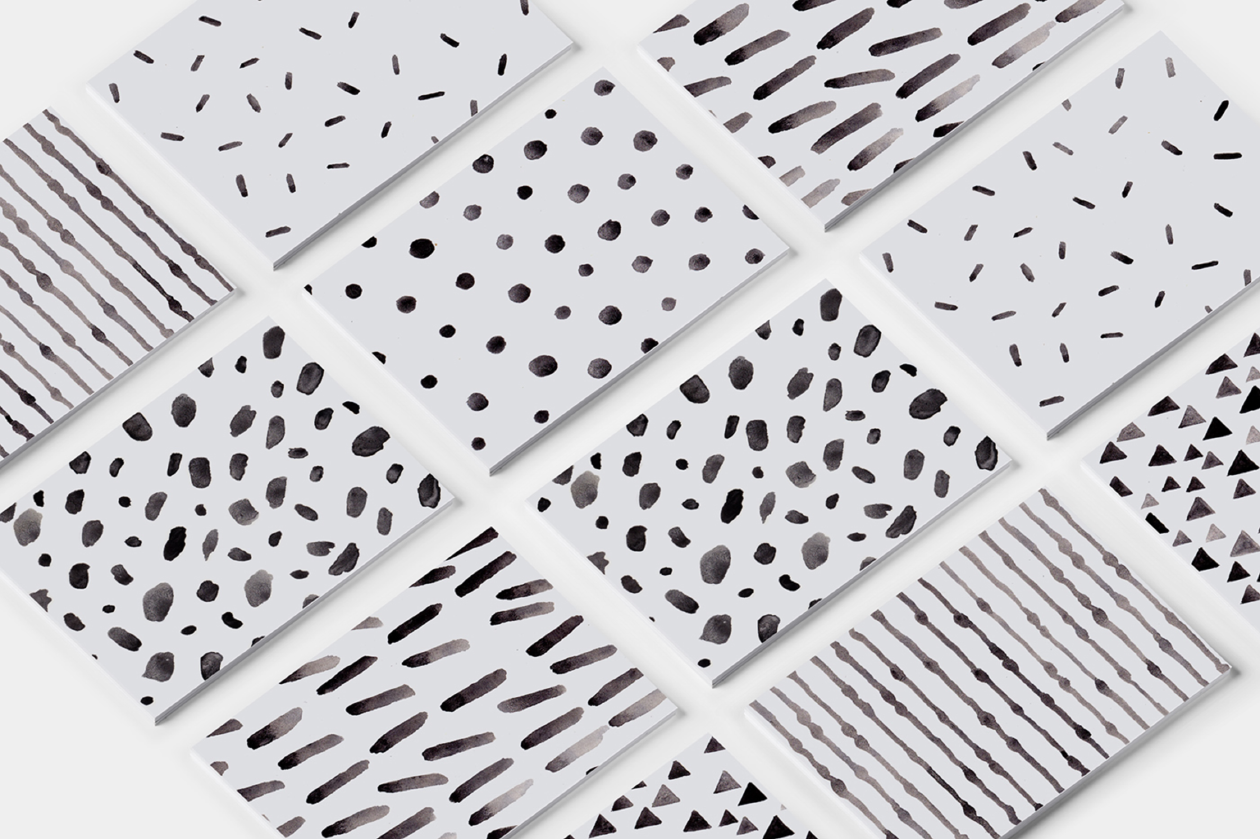 极简主义风格手绘设计图案纹理素材 Minimal Hand Drawn Pattern Designs插图