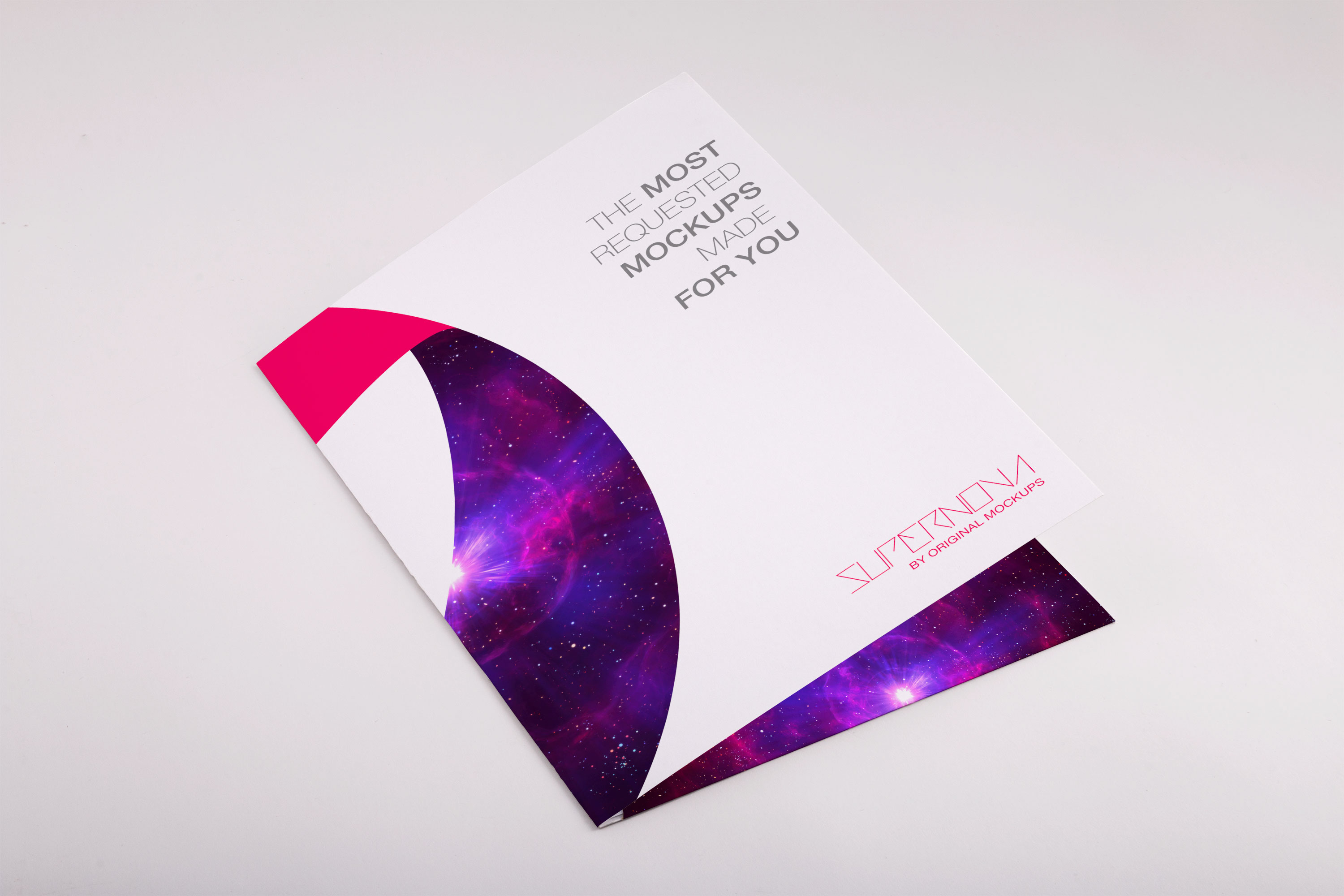 企业标识文件夹设计PSD样机模板03 Folder PSD Mockup 03插图