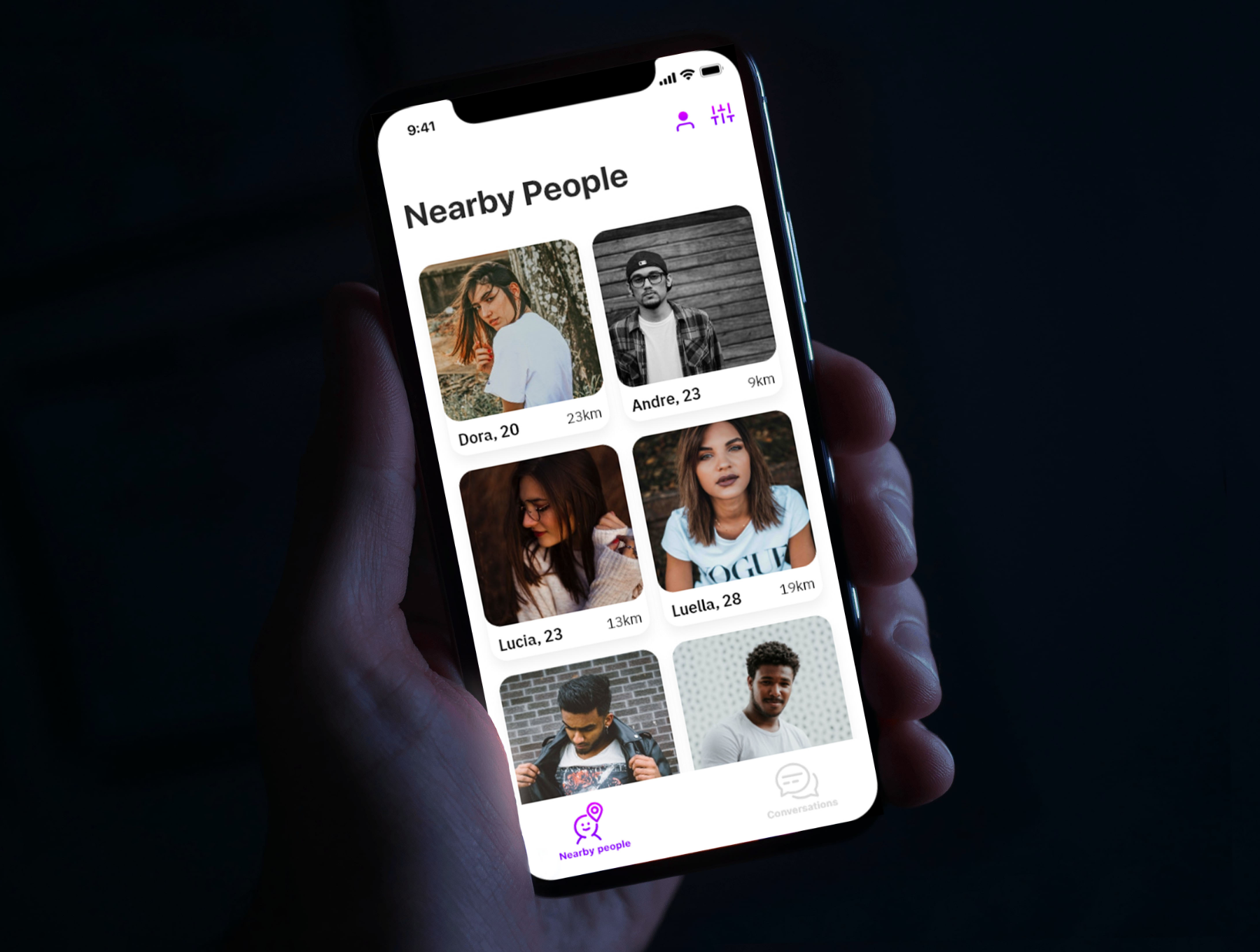 聊天社交相关的APP UI KIT套装模板下载[XD]插图(4)