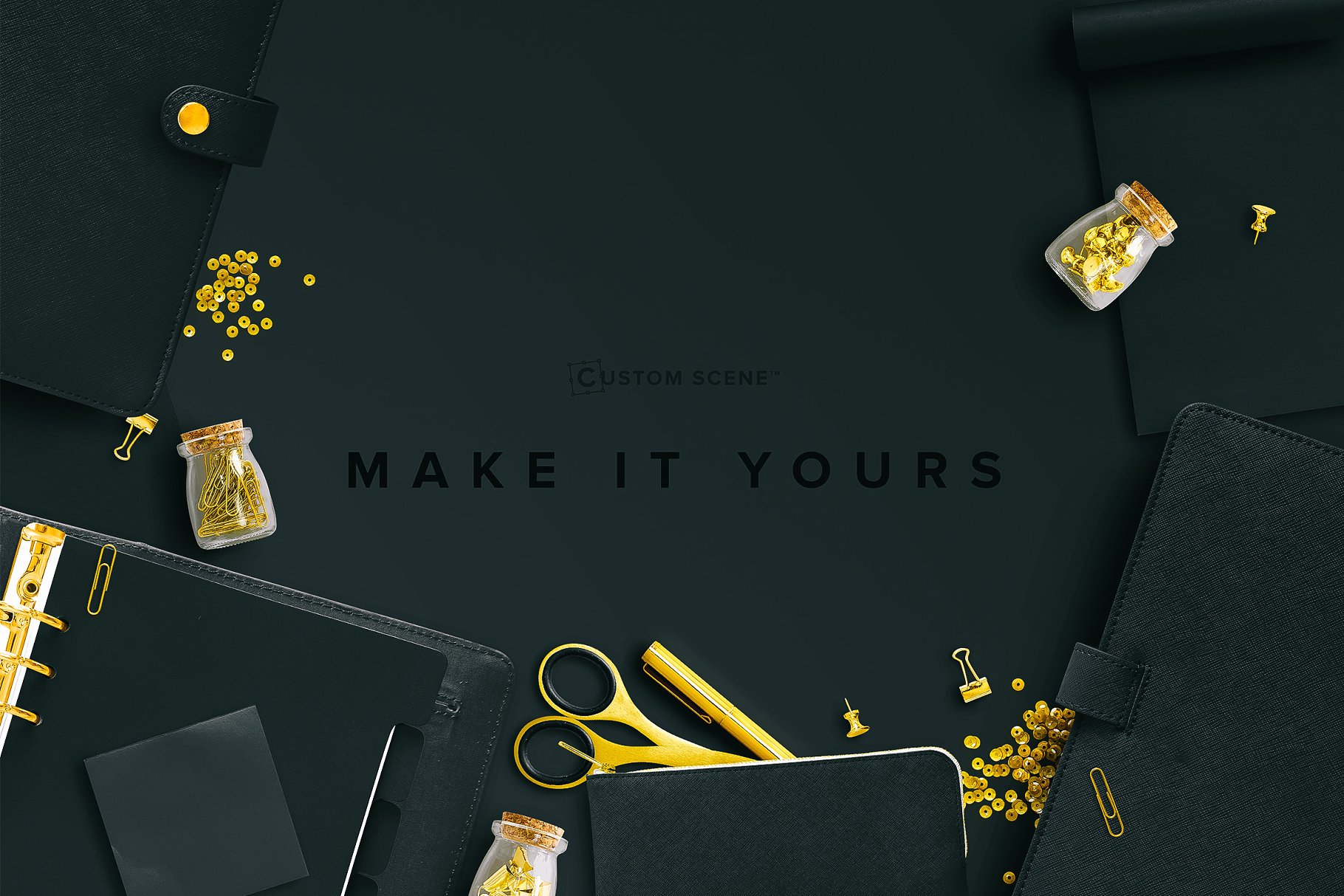 现代金属和女性配件元素场景设计工具包[2.08GB] Planner Ed. Lite 1 – Custom Scene插图(2)