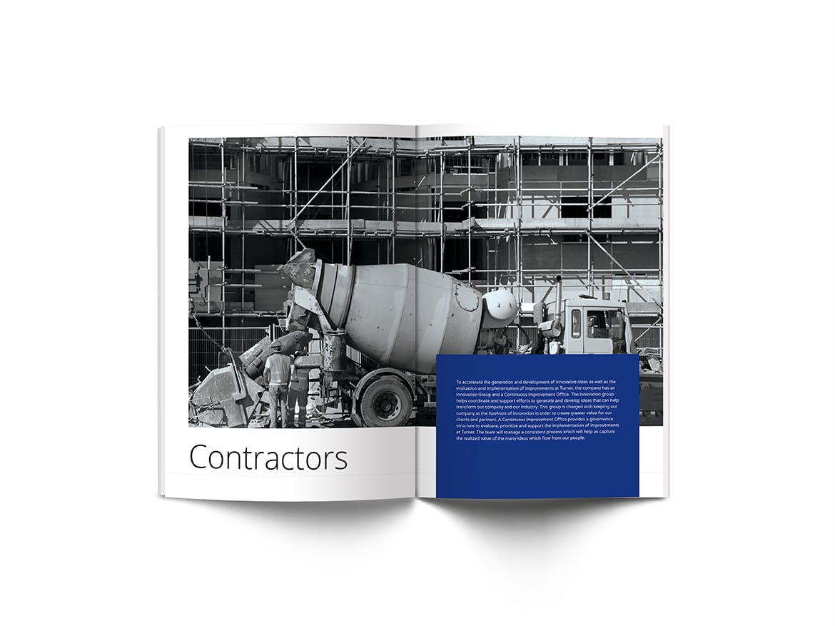 时尚高端配色的简约企业画册楼书杂志品牌手册设计模板（indd）插图(3)