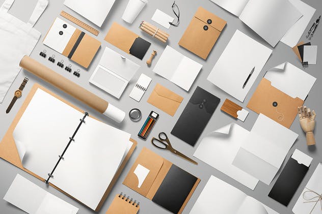 品牌VI设计展示&场景样机合集 Branding Mockup Essentials Vol. 1插图(3)