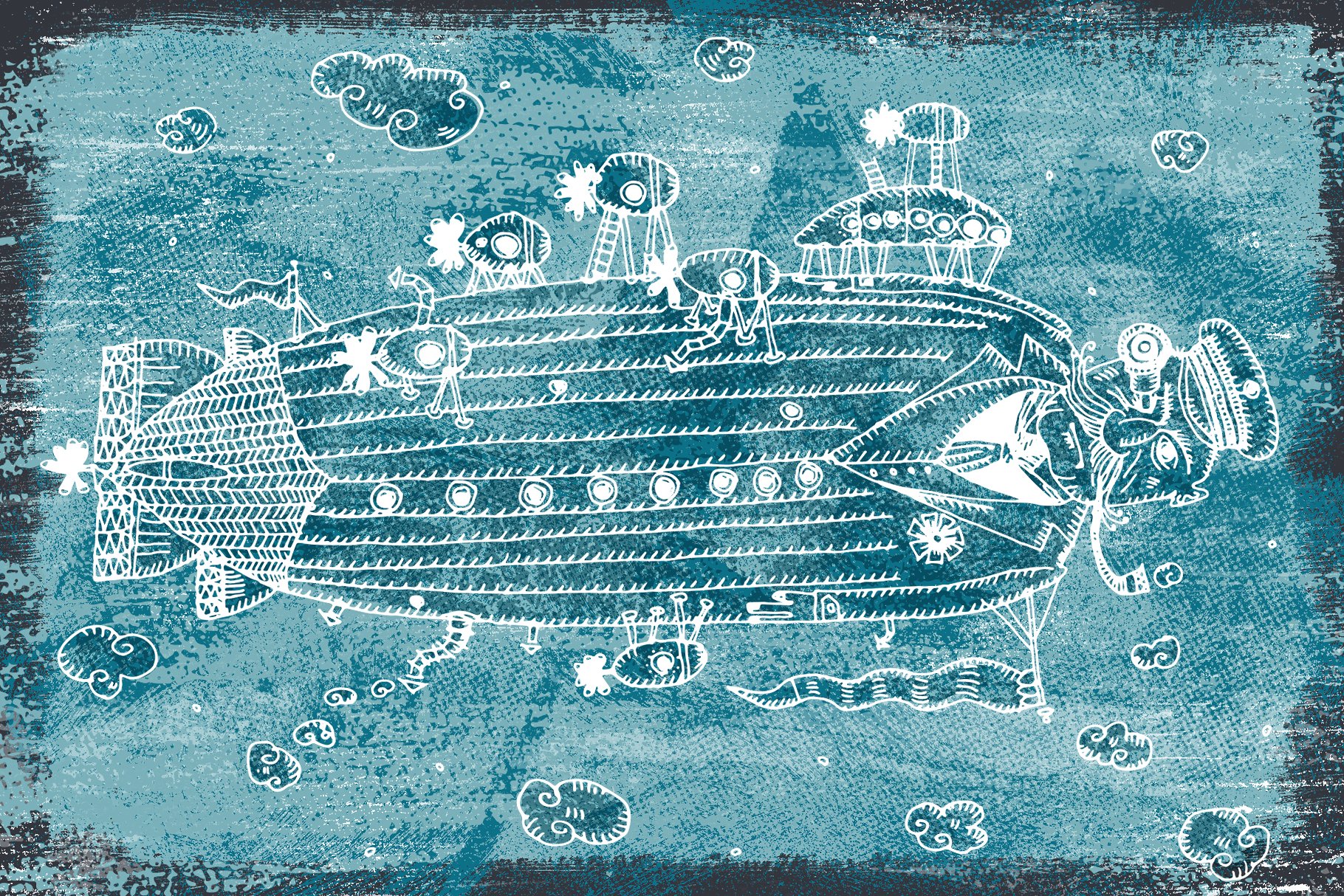 复古笔画图案背景纹理 Blackview Retro Textures Collection插图(7)