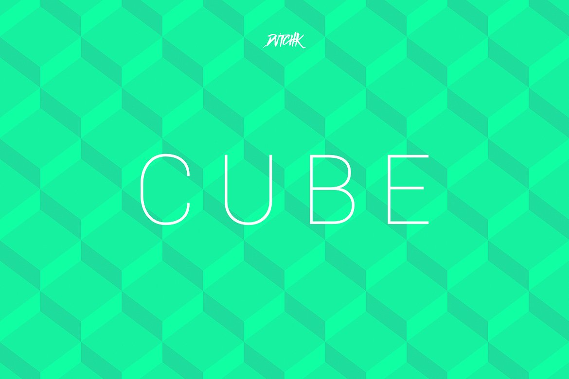 立方体-无缝几何背景(第01卷) Cube | Seamless Geometric | Vol. 01插图(1)