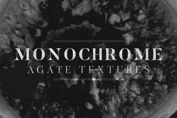 单色玛瑙纹理设计素材 Monochrome Agate Textures