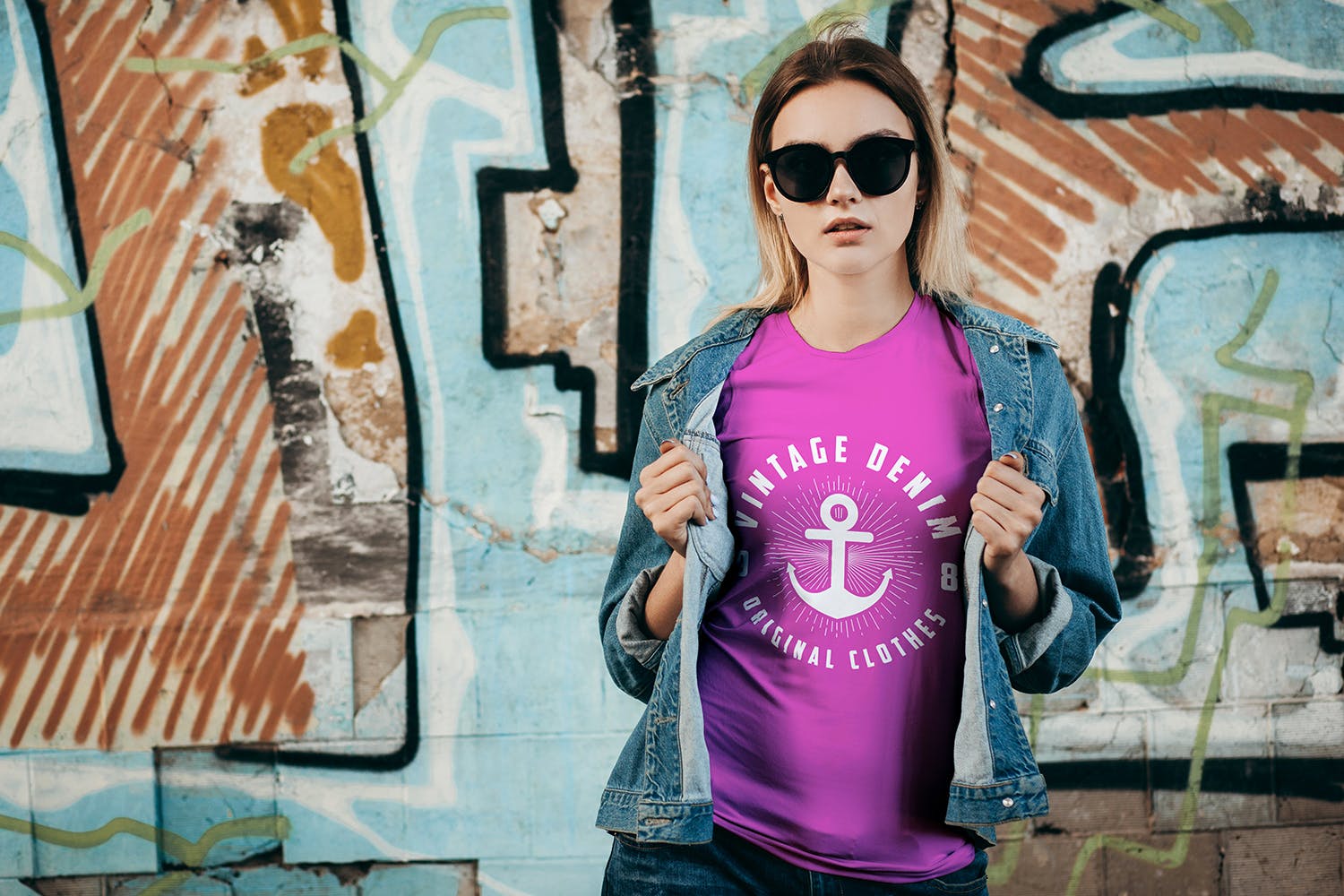 女士T恤印花设计效果图样机素材库精选合集v02 T-Shirt Mockup Collection 02插图(2)