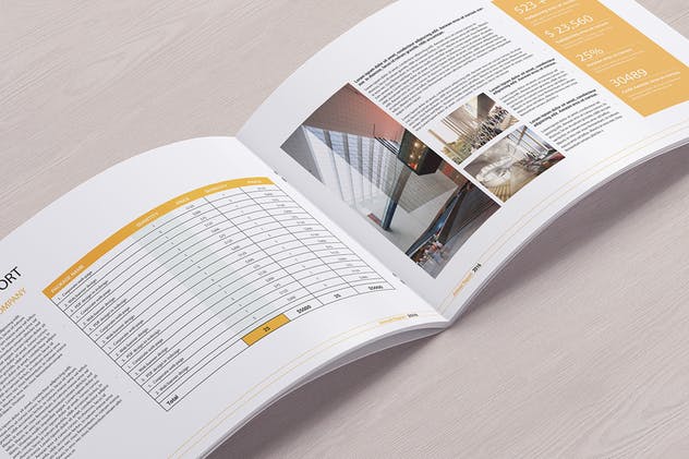 A5规格杂志画册样机模板 A5 Magazine / Brochure Mock-up’s插图(10)