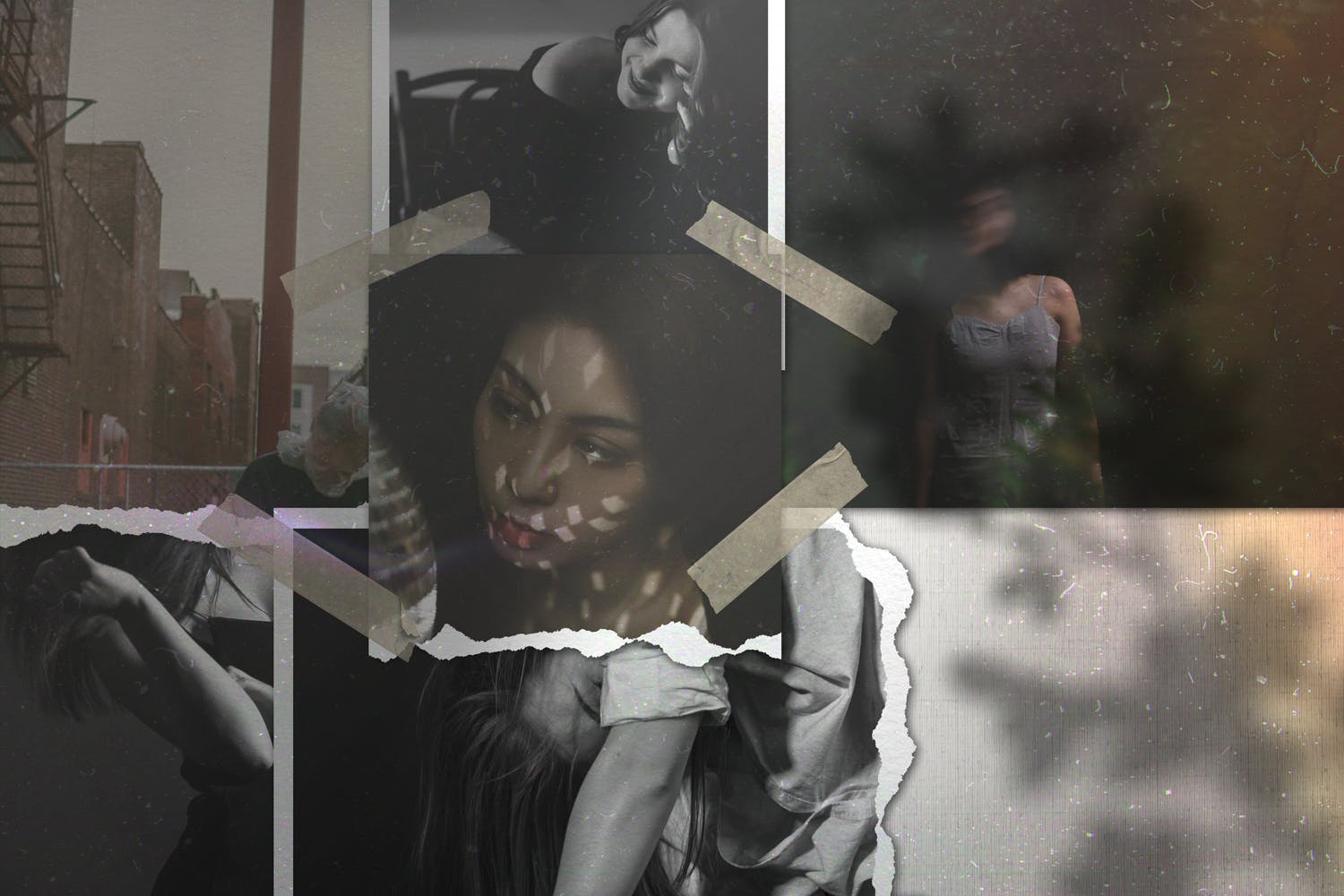 企业文化情绪板照片墙样机素材库精选模板 Moodboard Mockup Kit插图(3)