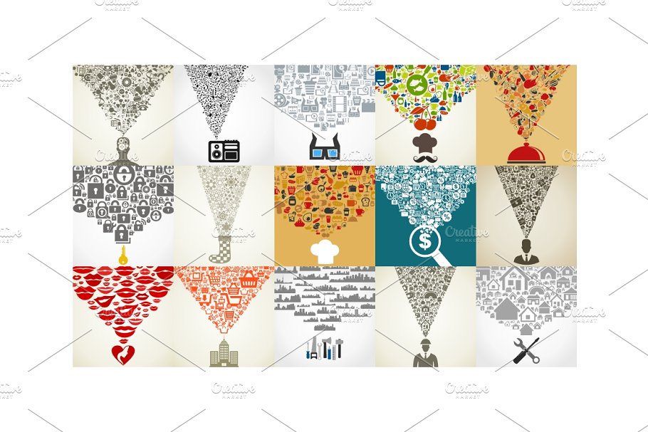 创意多用途隐喻符号合集 Thought a metaphor插图(1)