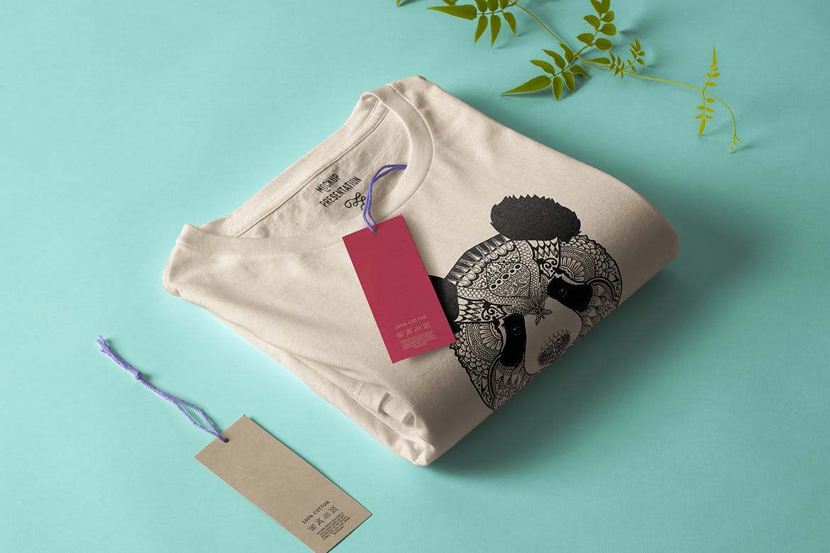 熊猫-曼陀罗花手绘T恤印花图案设计矢量插画素材库精选素材 Panda Mandala T-shirt Design Vector Illustration插图(5)