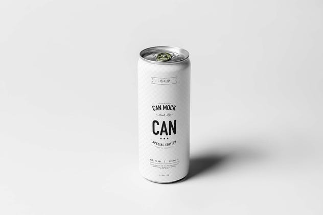 易拉罐饮料啤酒罐头样机模板 Can Mock-up插图(3)