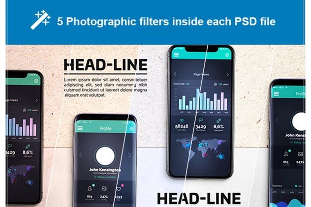 Android & iOS 客户端UI设计演示样机 Android & iOS Mockup插图(13)