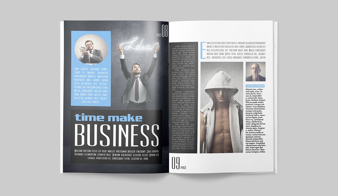 生活方式主题素材库精选杂志版式设计模板 Magazine Template插图(4)