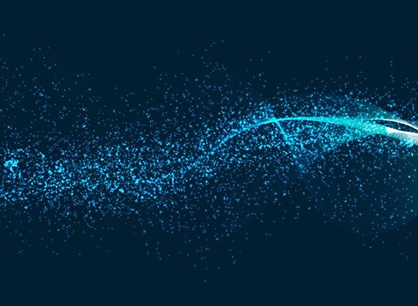 抽象闪烁星带背景 Abstract shiny glitter blue background