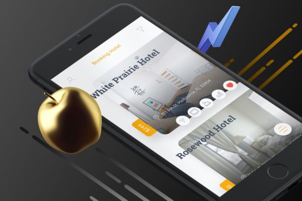 线上酒店预订APP手机应用界面UI套件 1 – TH Booking Hotel 1 Mobile Ui – TH