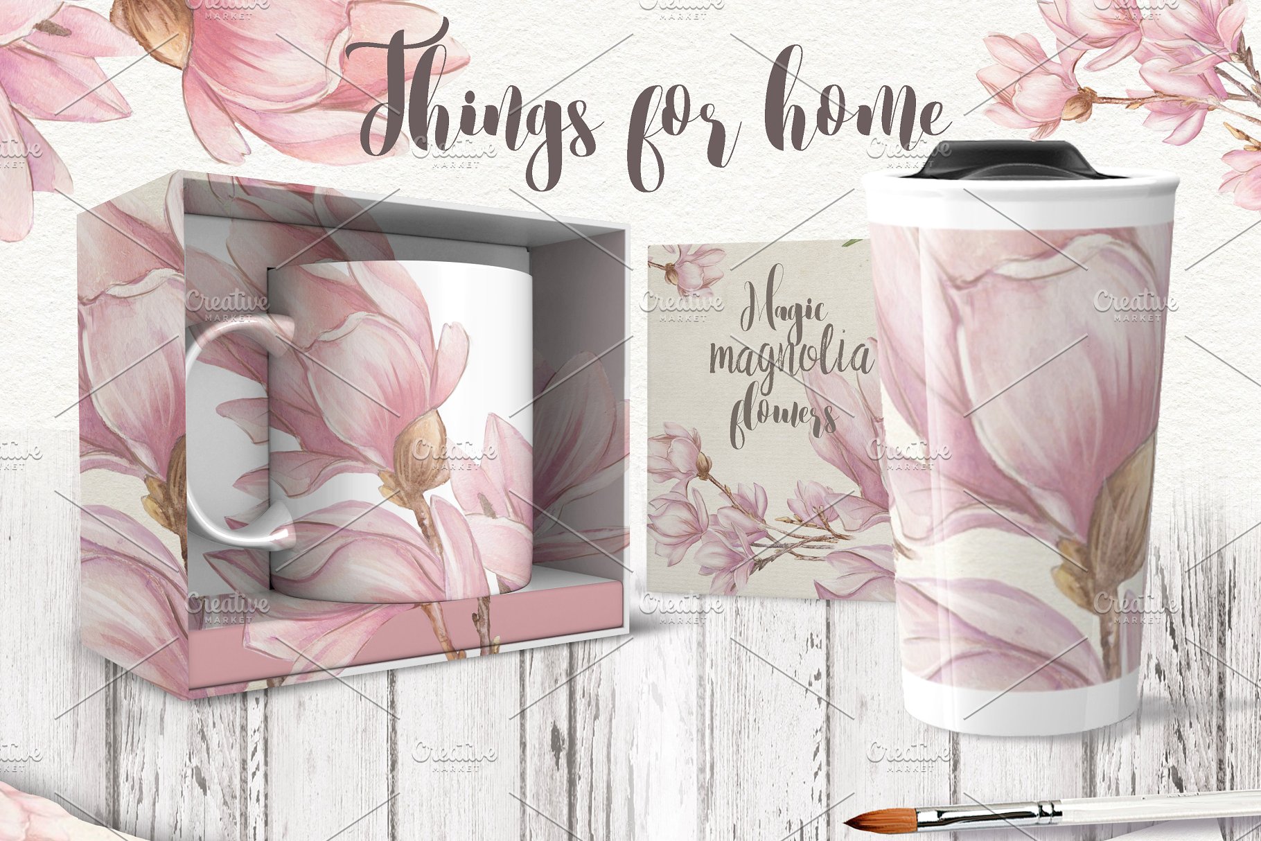 超级手绘水彩花园元素合集[1.23GB] Amazing garden 100 PNG插图(6)