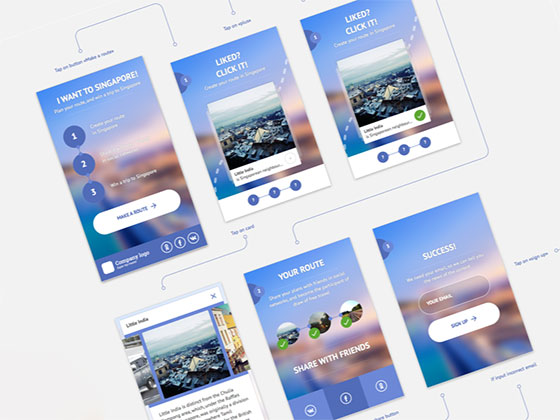 我想要去新加坡 UI素材之家精选sketch素材