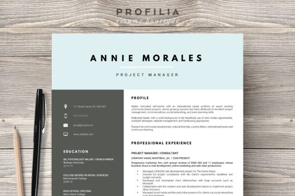 经典实用个人简历标准模板合集 Word Resume &amp; Cover letter Template