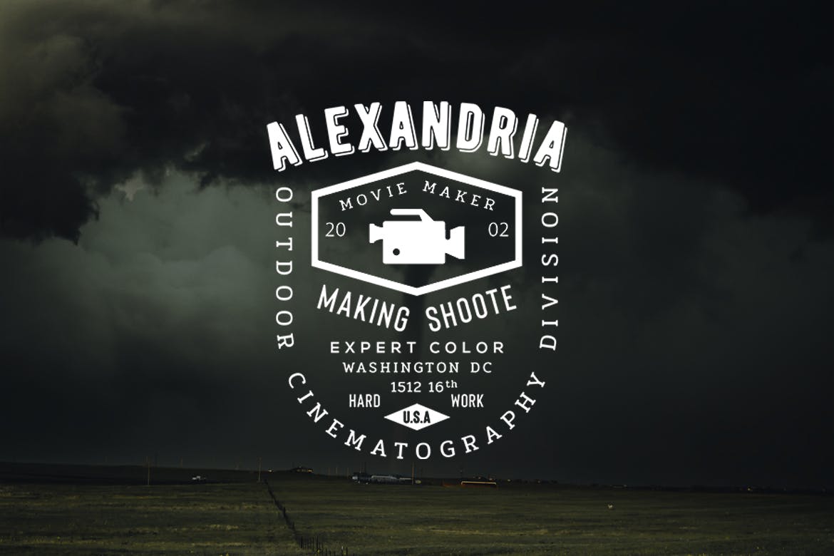 欧美复古设计风格品牌素材库精选LOGO商标模板v18 Vintage Logo & Badge Vol. 18插图(1)