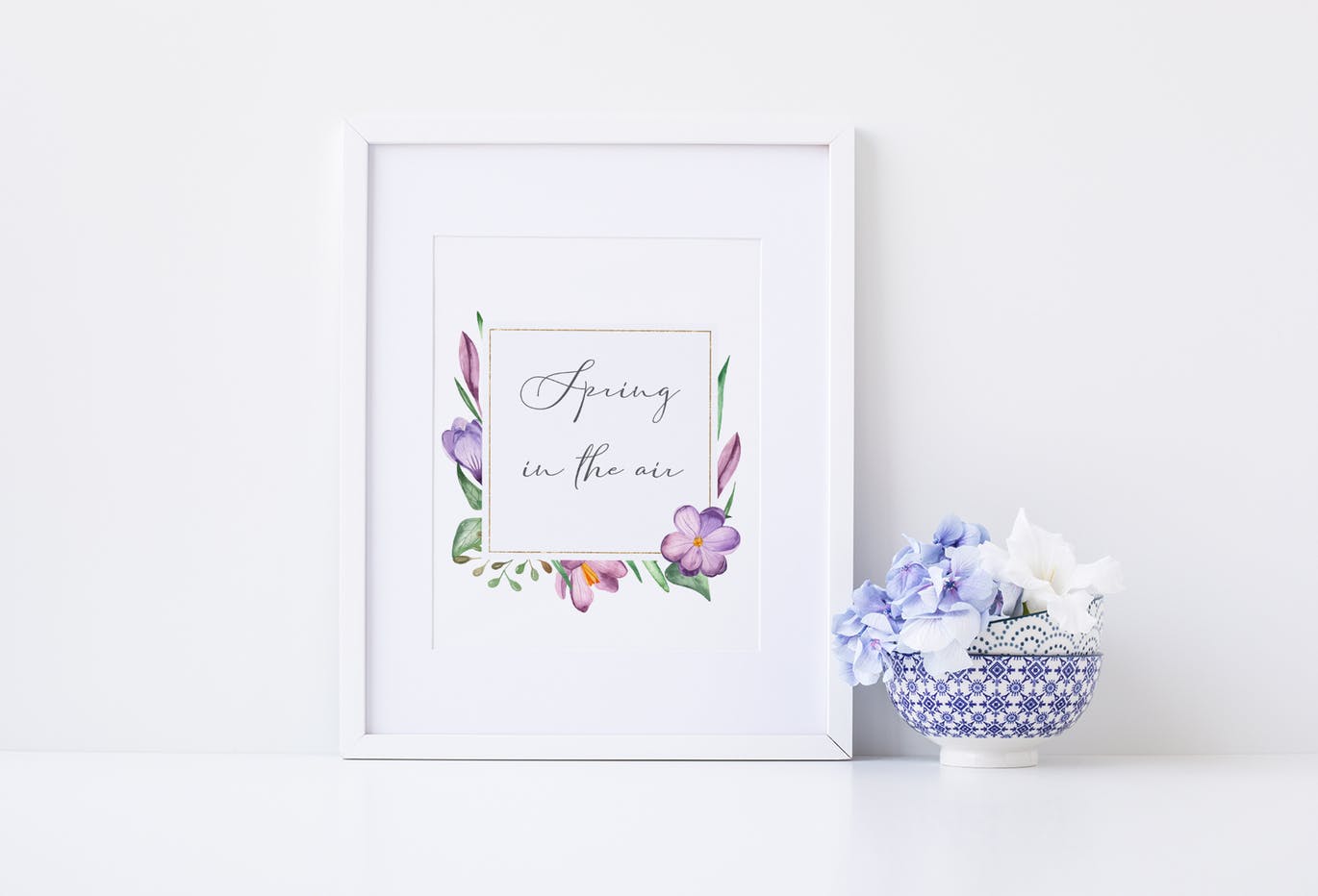 春季花卉水彩素材套装 Watercolor spring flowers collection插图(8)