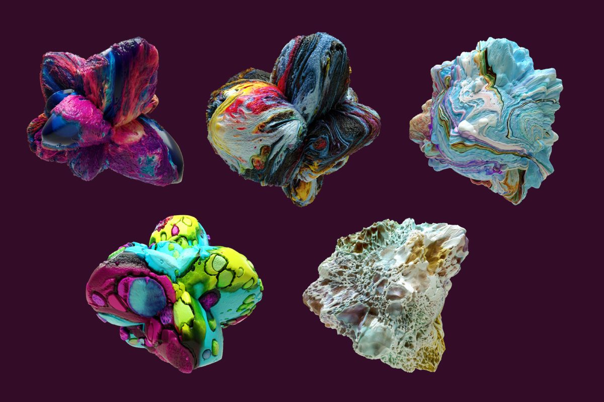 创意抽象纹理系列：15款高清3D抽象纹理&笔刷 3D Mirage, Vol. 1 (Exclusive)插图(6)