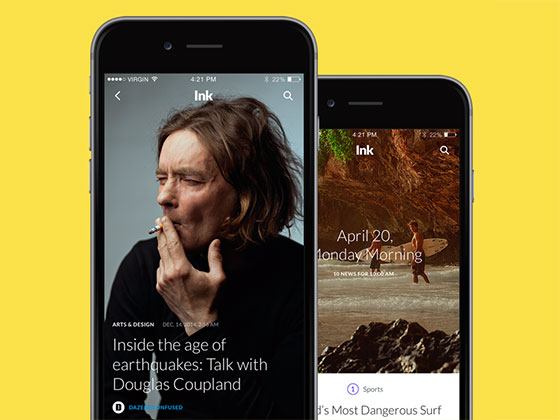 Ink 阅读应用界面素材之家精选sketch素材