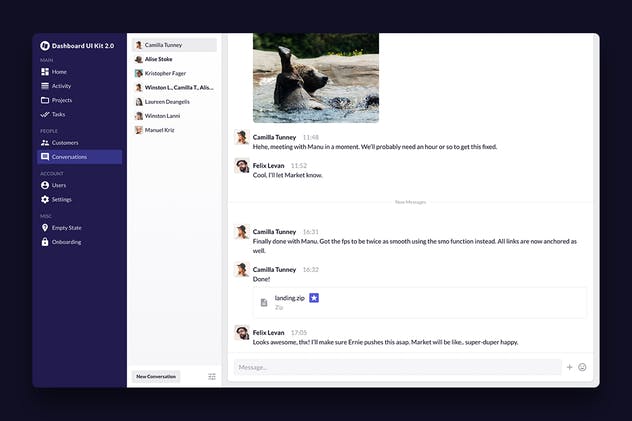 超级数据统计报表UI套件 Dashboard UI Kit 2.0插图(9)