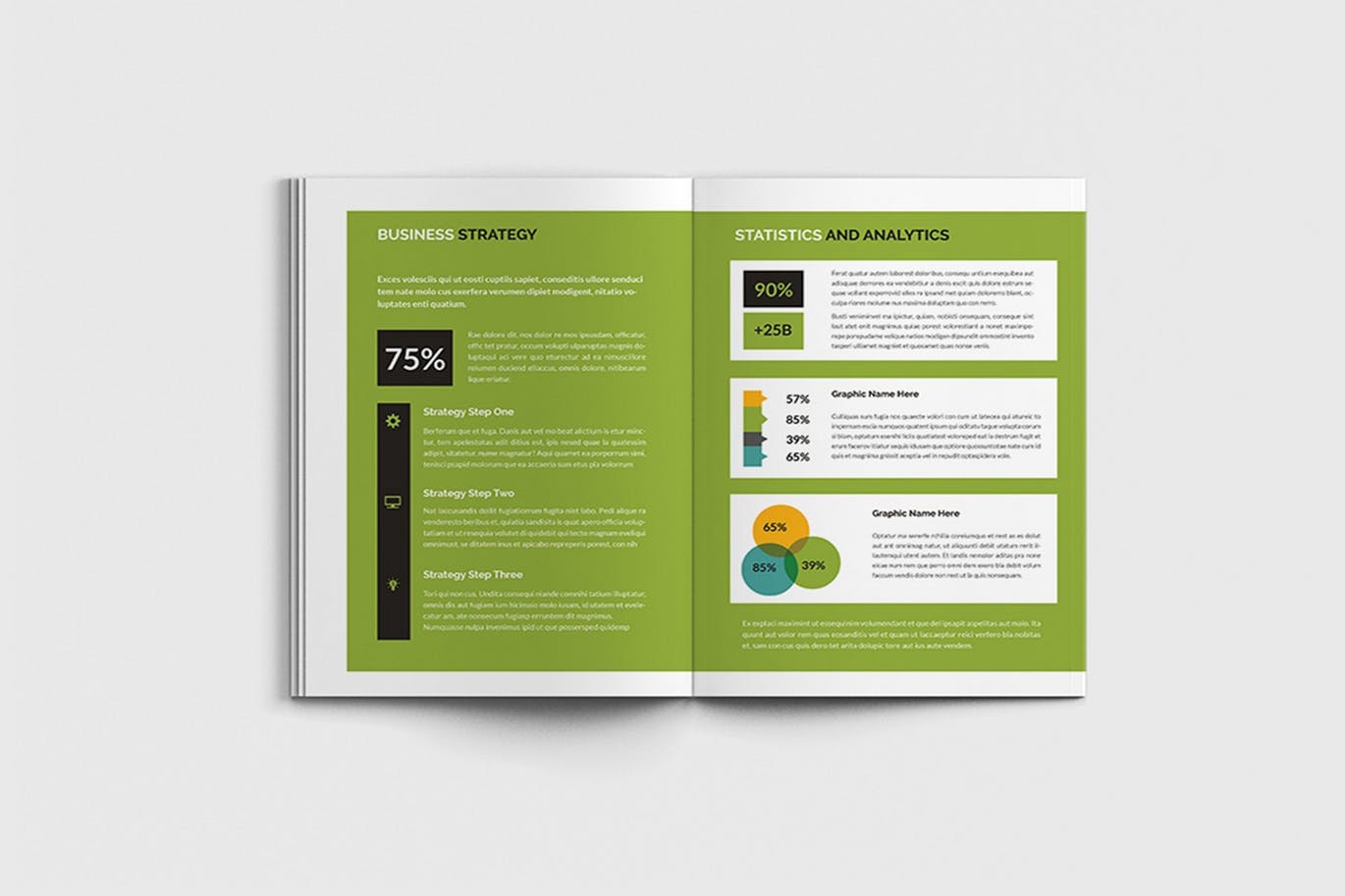 简约好用的A4尺寸营销宣传画册房地产楼书杂志书籍装帧设计模板插图(1)