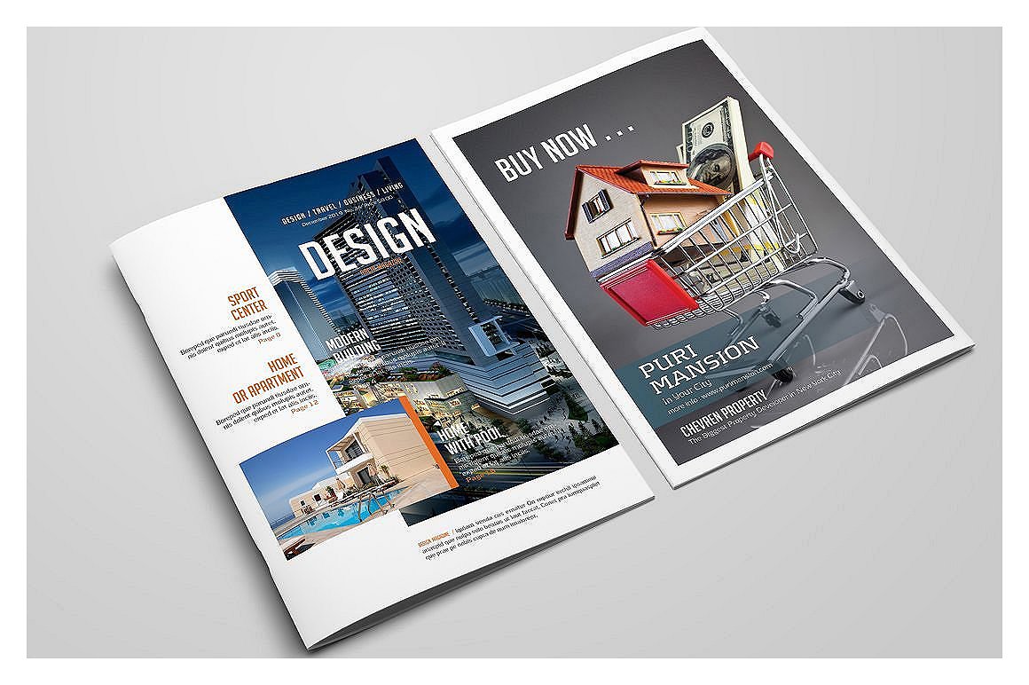 专业、整洁、现代的30页杂志画册模板插图(14)