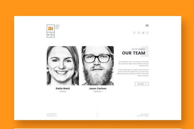 创意多用途网站Web用户界面工具包 Awesome Ideas Web UI Kit插图(5)
