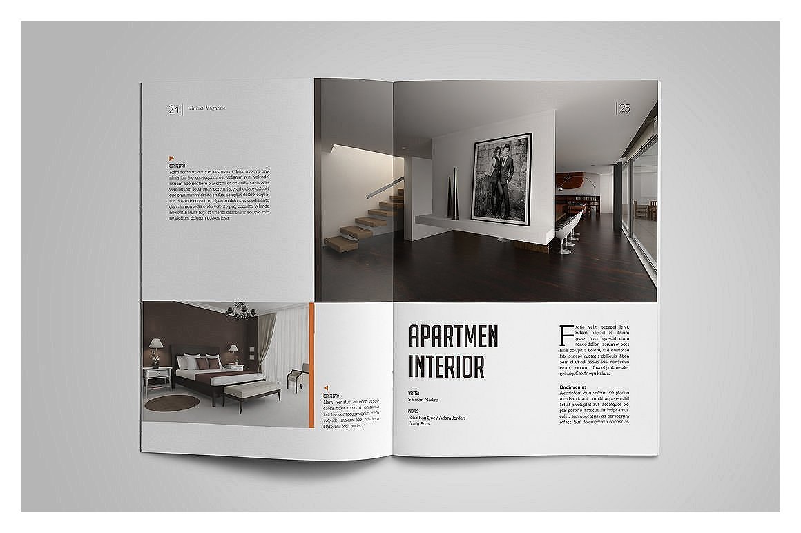 专业、整洁、现代的30页杂志画册模板插图(11)