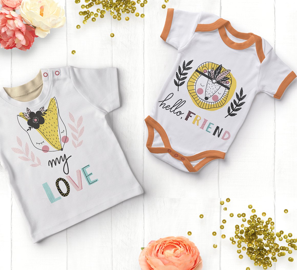 充满童趣的手绘动物字母素材打包下载[png,eps]插图(6)