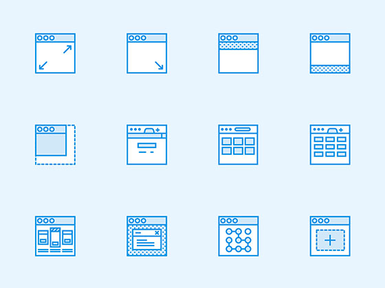 100 枚用户流程元素图标素材之家精选sketch素材