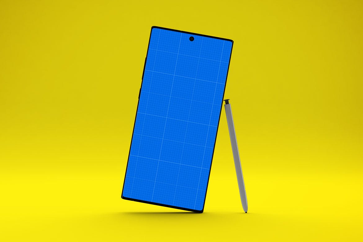 三星大屏手机Note 10屏幕预览样机模板 Note 10 Mockup插图(8)