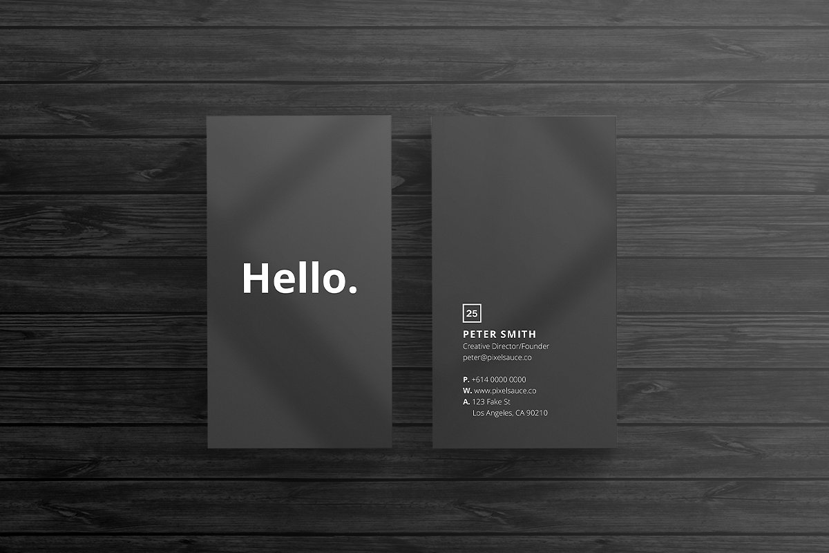 68个高端时尚简约的商务名片设计模板插图(7)