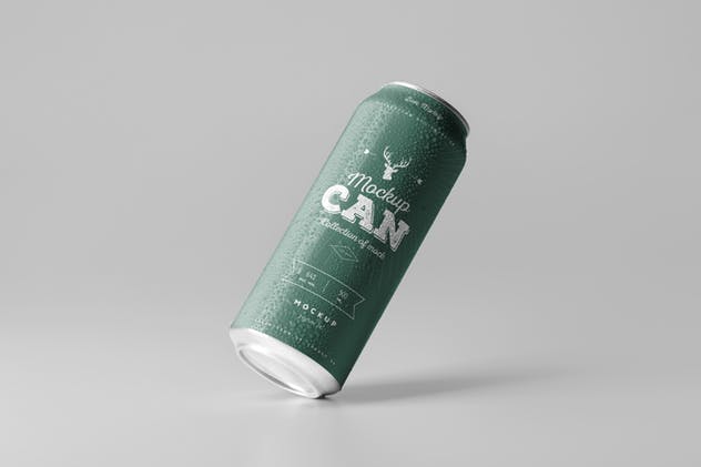 啤酒饮料罐头外观样机模板04 Can Mock-up 4插图(5)