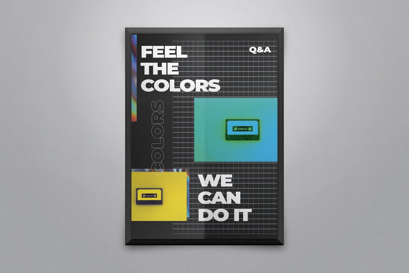 复古简约风海报设计模板 RetroPoster Template插图