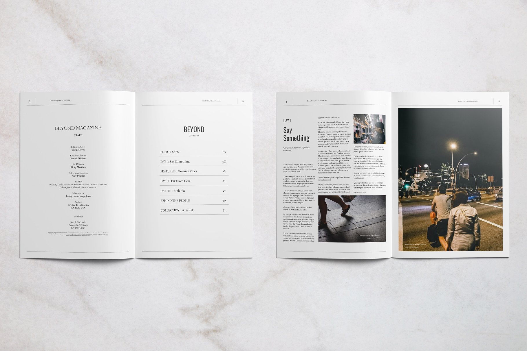 旅行摄影社交主题杂志模板 Beyond Magazine插图(1)