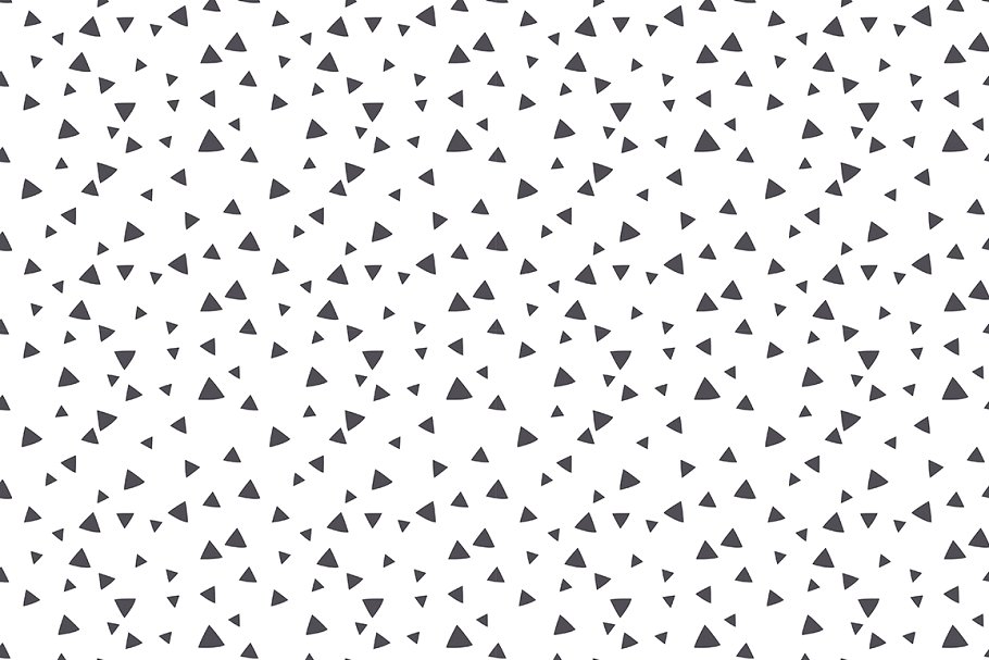 三角形图案无缝纹理集 Triangles. Seamless Patterns Set 5插图(2)