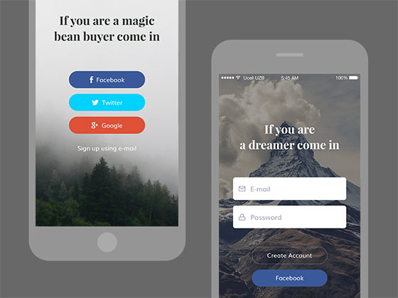 Ally 注册表单素材之家精选sketch素材