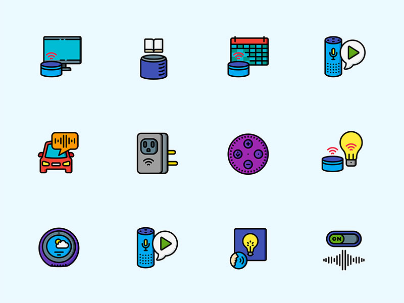 70 枚语音助理元素图标素材之家精选sketch素材