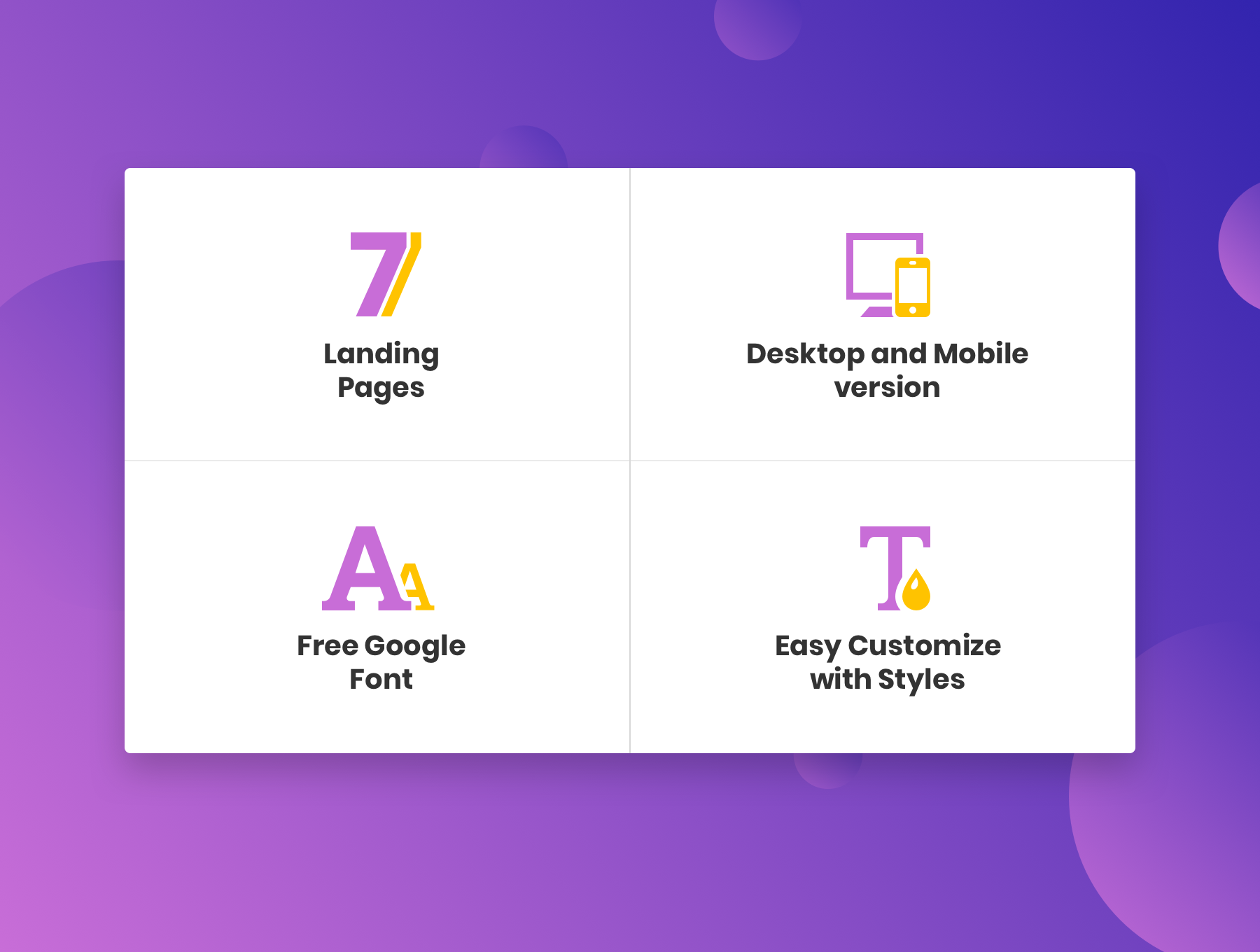 素材库下午茶：时尚的响应式网页着陆页模板企业官网模板下载[XD,Sketch]插图(7)