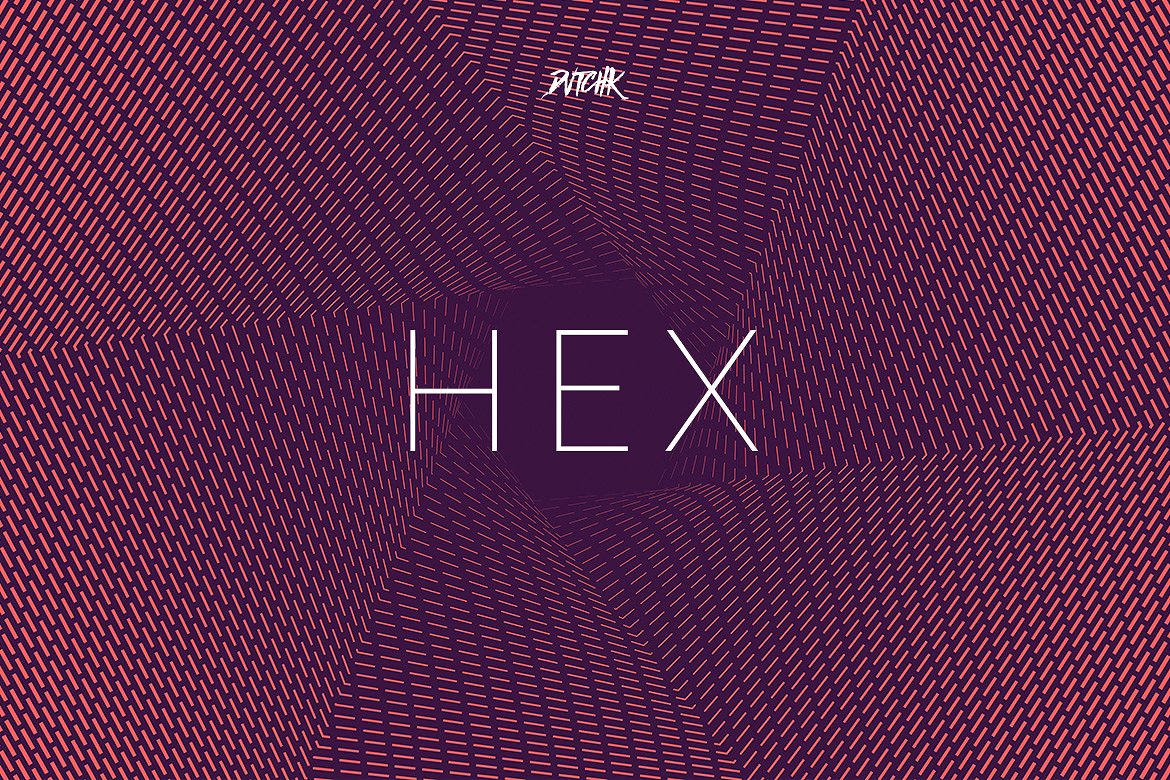 六角几何螺旋图形抽象背景01卷 Hex | Geometric Spiral | Vol. 01插图(1)